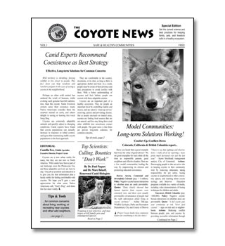 coyote News Factsheet